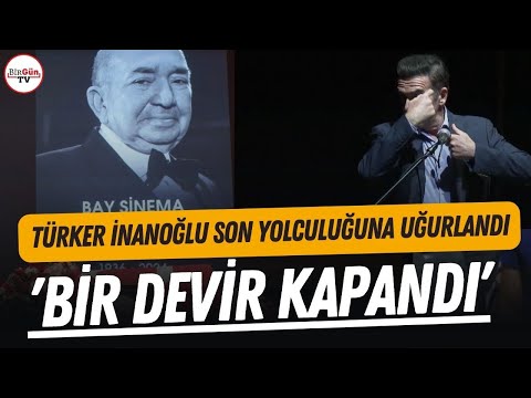 Türker İnanoğlu için tören düzenlendi! Oğlu İlker İnanoğlu konuşmakta güçlük çekti...