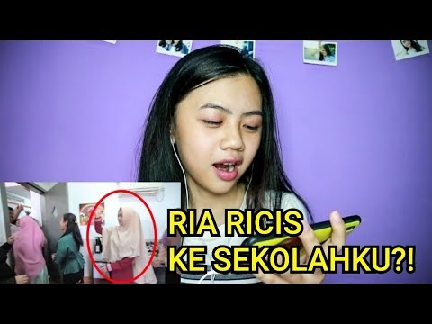 REAKSI NONTONIN VLOG KAK RICIS KESEKOLAH KU?! (Part 1)