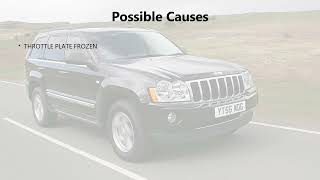 P2072 Jeep Grand Cherokee - Electronic Throttle Control System - Ice Blockage