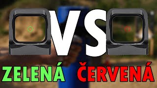 Červená vs Zelená tečka - Který kolimátor vybrat?