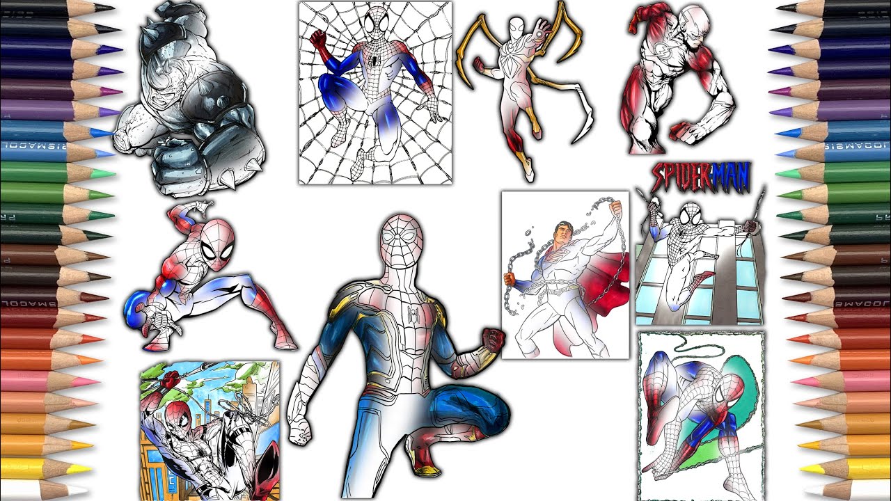 770  Colouring Pages Spider Man No Way Home  Best HD