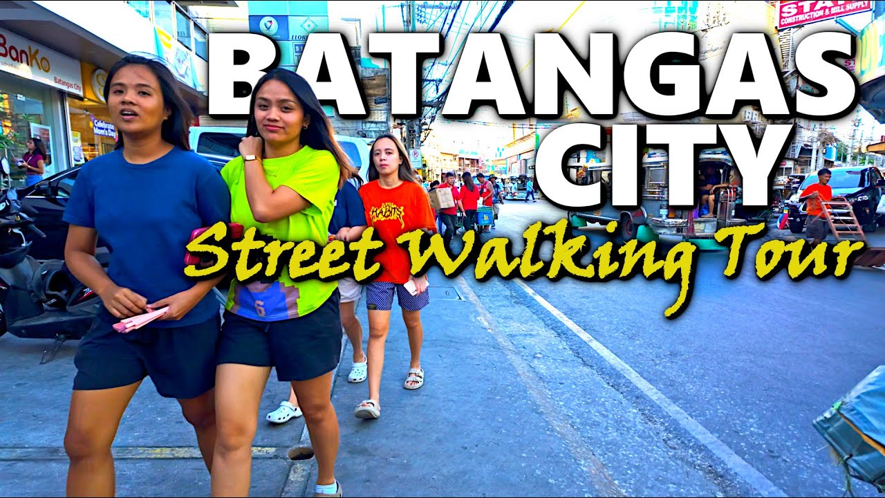 Walking in Batangas City Batangas Philippines 4K