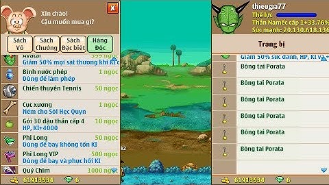 Thủ thuật Ngọc Rồng online - hướng dẫn hack bug bông tai porata mới nhất 2018_Rungame tv