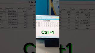 Magic Trick for Hide data in Excel #computereducation #windows #excelshortcuts