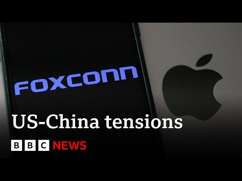 iPhone maker Foxconn switch to cars as US-China tensions rise - BBC News