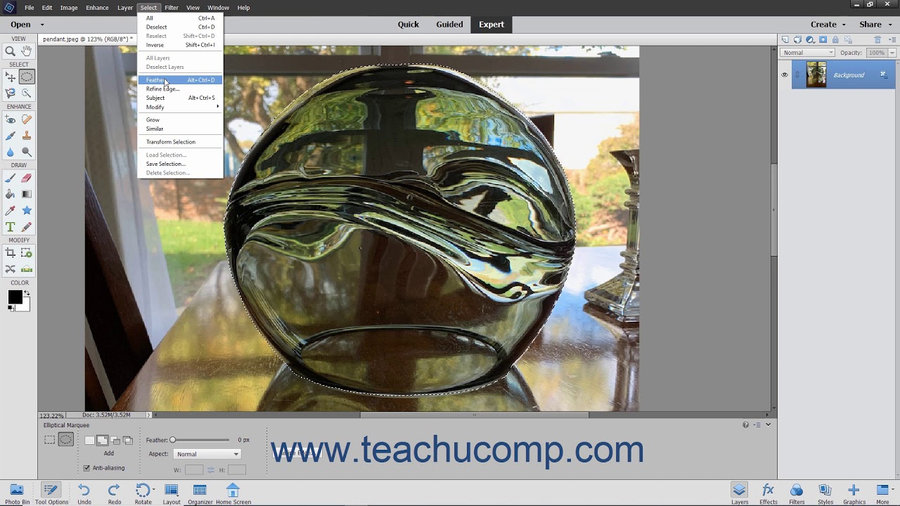Photoshop Elements 2021 Tutorial Modifying Pixel Selections Adobe ...