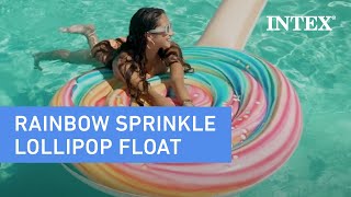 Intex Rainbow Sprinkle Lollipop Float