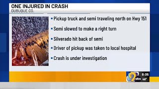 Celebrity One injured in Dubuque County crash Profile