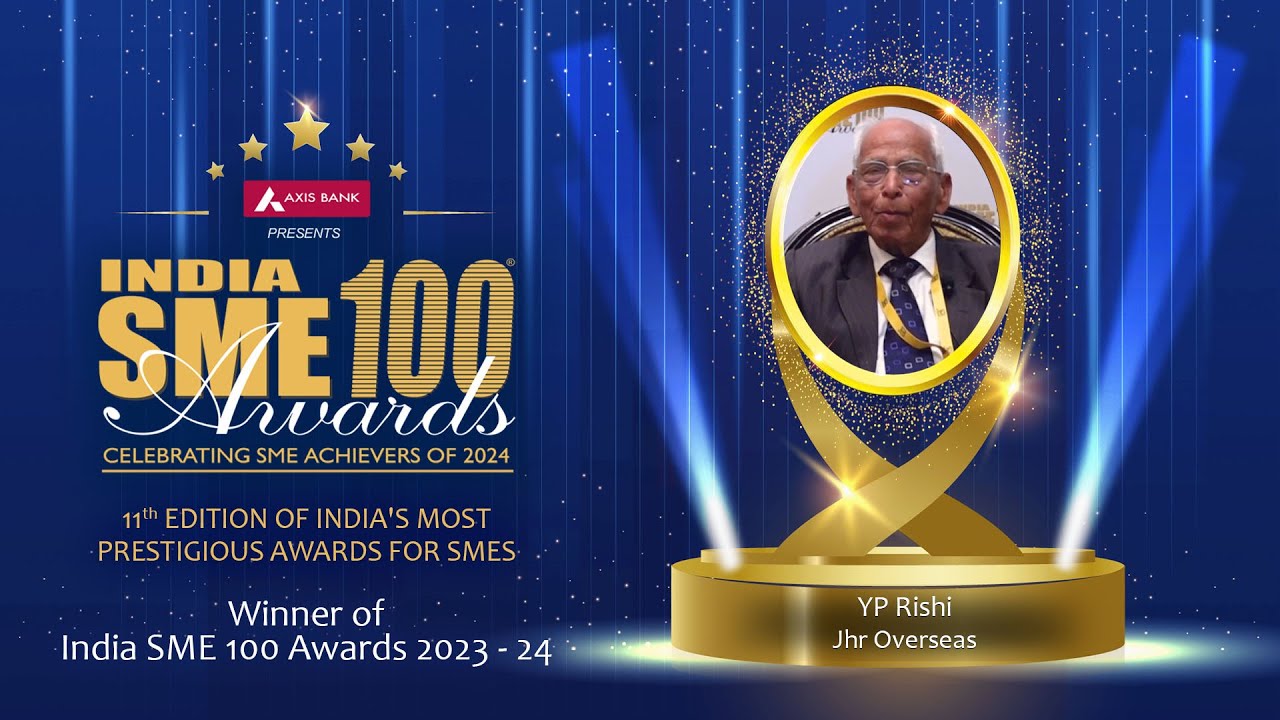 Jhr Overseas | India SME 100 Awards Winner