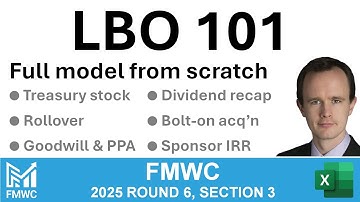 Building a basic LBO model from scratch