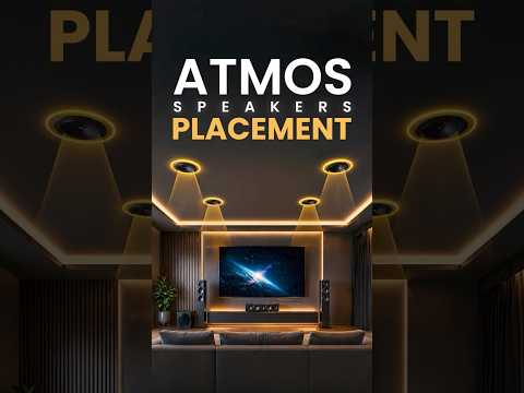 Are your Dolby Atmos height speakers placed correctly
