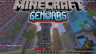 First Time Playing Minecraft Bedrock GenWars
