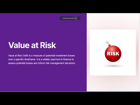 Value at Risk (VaR) | Portfolio Risk | Excel | Finance | Financial Analytics