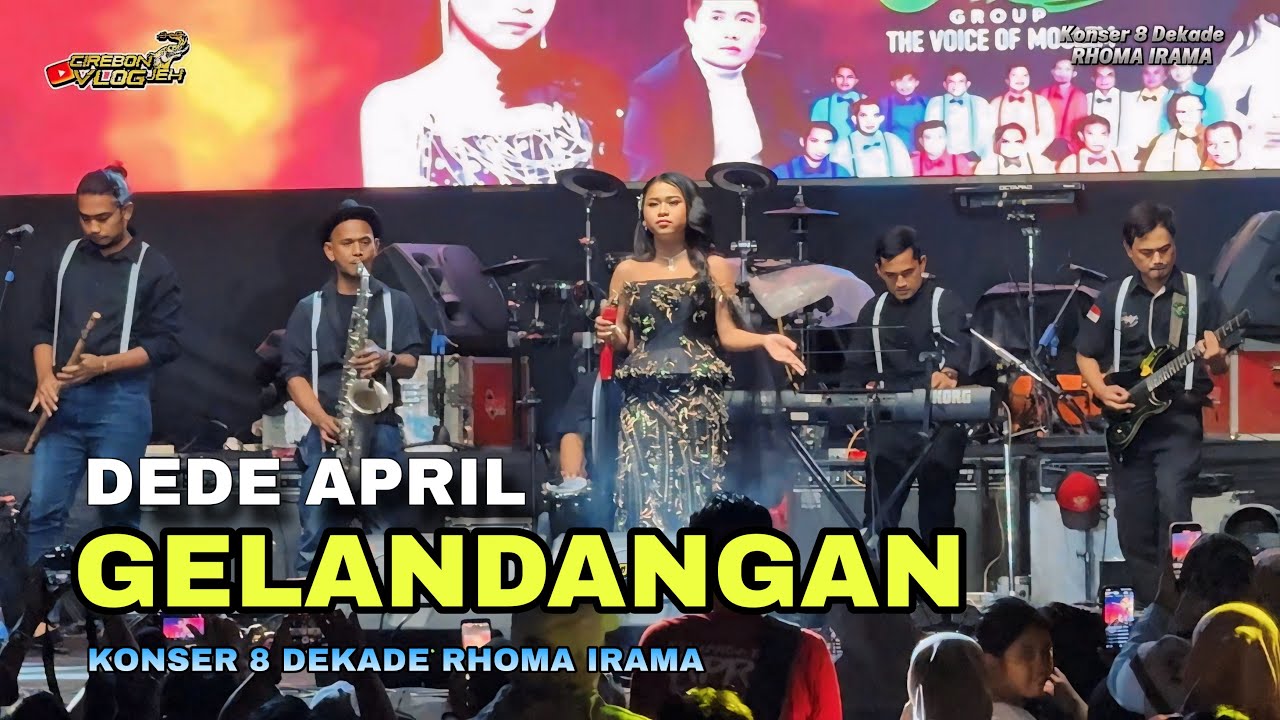 Dede April - Gelandangan | Konser 8 Dekade Rhoma irama Cirebon