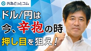 FX「ドル/円は今、辛抱の時！押し目を狙え！」【今井 雅人氏】