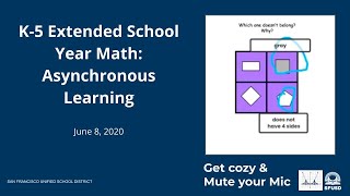 Famous ESY K 5 Math   Asynchronous Teaching Profile