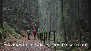 Malerweg from Pirna to Wehlen