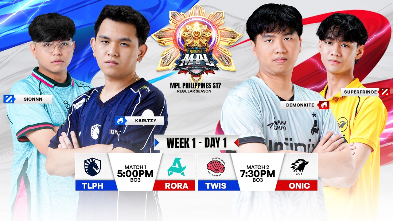  LIVE MPL PH S17 ENGLISH Week 1 Day 1 - Video