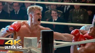 Fight between Rocky (Sylvester Stallone) and Ivan Drago (Dolph Lundgren). Part 1 of 2. Rocky 4