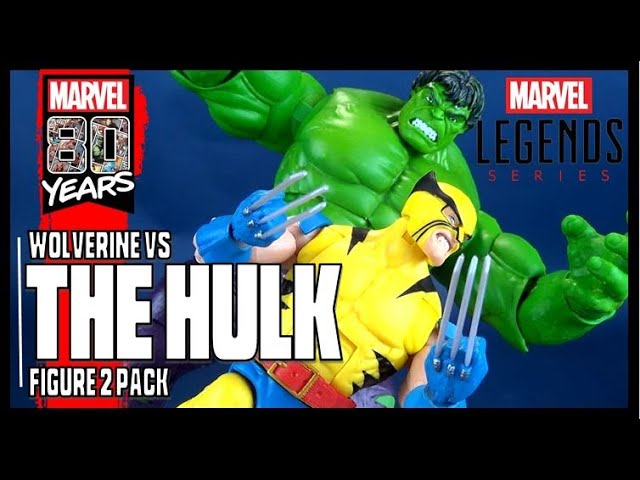 Hasbro Marvel Legends Marvel 80 Years Wolverine vs the Hulk