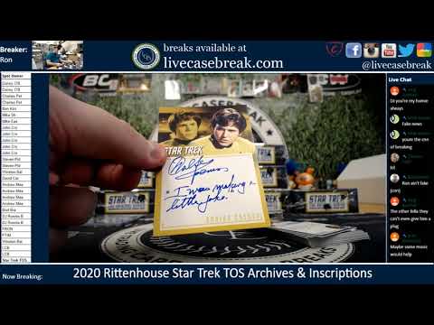 2020 Rittenhouse Star Trek The Original Series Archives Inscriptions 12 Box Random Hit 5 8 2020
