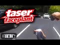 Police Deploy Taser on Fleeing Suspect