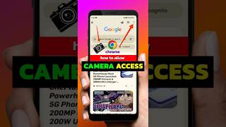 👆Chrome Ko Camera Permission Kaise De 🔥 Chrome Per Camera Access Kaise Kare #shorts