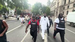 Dr Umar Johnson March In London For Reparations 2026