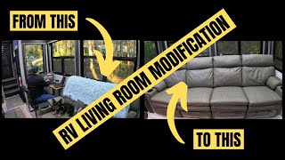 Living Room Modification - Grand Design Momentum 351M