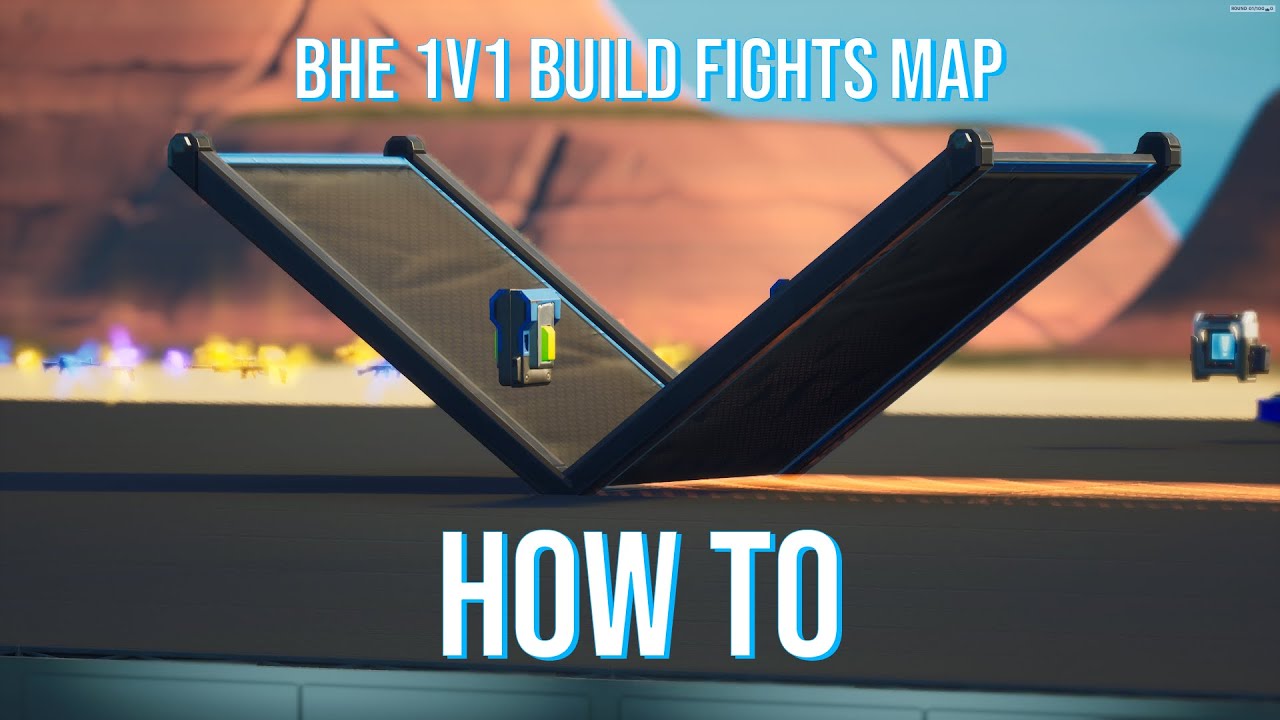 How To Build Bhe 1v1 Build Fights Map Time Laps Epicpartner Youtube