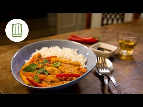 schnelles Hähnchencurry in Kokossoße:  köstlich!. 