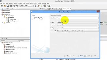 Java Tutorial 28 - Visual Programming in Java Using Netbeans
