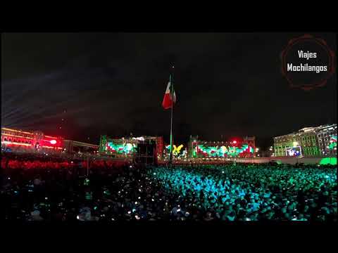 Mariachi Secretaría de la Defensa Nacional y Marina en el Grito de Independencia 2019.