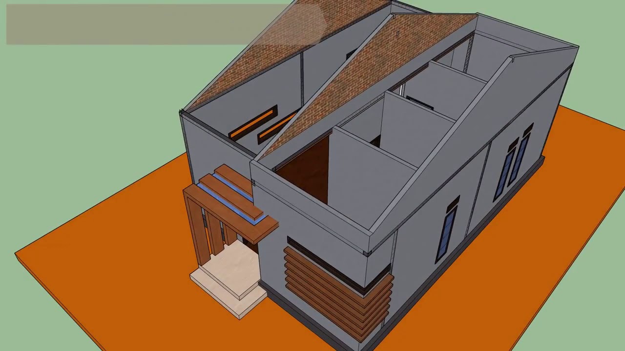  Rumah  desain ukuran  6x9  Meter Minimalis  Sederhana  720P HD YouTube