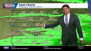 Iowa Weather Rain Chances Tomorrow Before Cooldown Over The Weekend