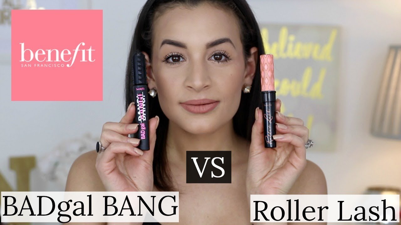 NEW BENEFIT COSMETICS BADgal BANG Mascara VS Benefit Roller Lash Mascara