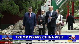 Trump meeting with Xi in Beijing at high-stakes summit amid US war with Iran