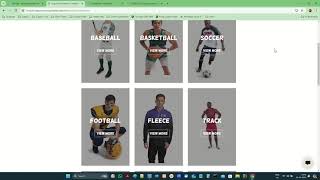 AUGUSTA FREESTYLE SUBLIMATION AND HEADWEAR SUBLIMATION LANDING PAGE CODE INTEGRATION ON GODADDY CMS
