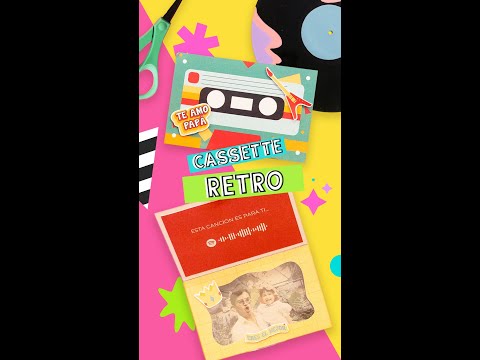 CAJA DE REGALO de cumpleaños con MUSICA fácil retro ??? #shorts