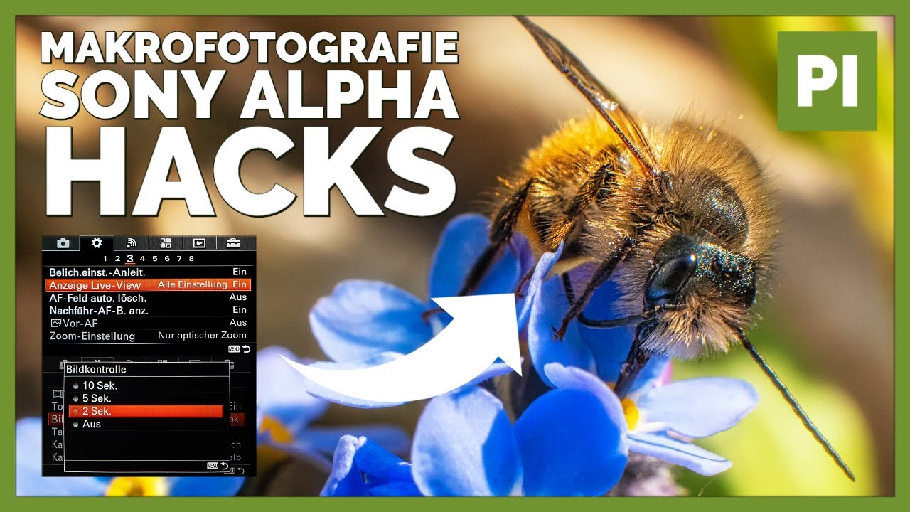 2 Sony Alpha Hacks für Makrofotos mit Blitz - YouTube