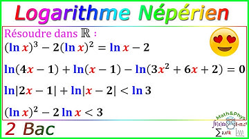 Logarithme Népérien - Résoudre une équation - 2 Bac - [Exercice 25]