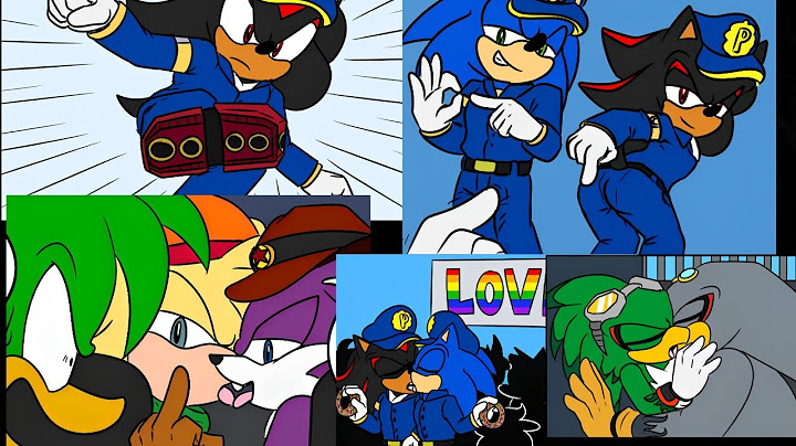 Shadow the Cop 3 & Sonic 💙Sonadow❤️ Sonic x Shadow Comic Dub ♡ Crime AU