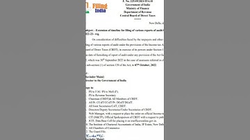 Income Tax Audit Date Extension| FY 2021-22
