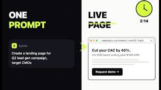 I Built a Landing Page in 2 Minutes (No Webflow, No Designer)