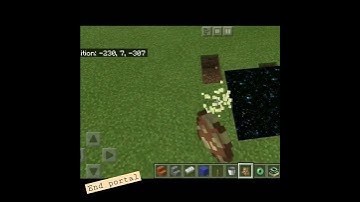 End portal glitch solved || End portal in present day Not working if ... Minecraft shorts video