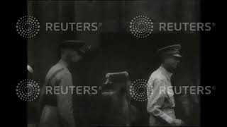 1945 Admiral Totsuk surrenders to U.S. Admiral MacArthur in Tokyo Bay