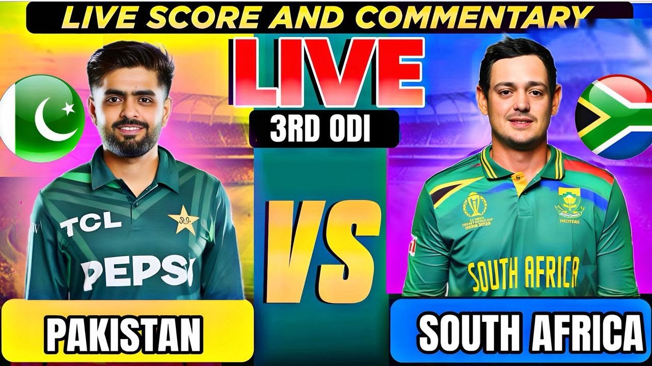 Live: PAKISTAN vs SOUTH AFRICA ODI, 2ND Session | Live Cricket Match Today|PAK VS SA LIVE