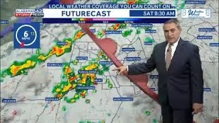 Comfortable Humidity Friday Morning, More Humid With Heavy Rain and Storms This Weekend Across Alaba