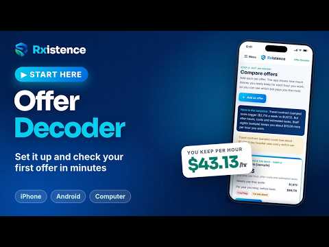 Start Here: Nurse Offer Decoder App Setup (iPhone + Android)