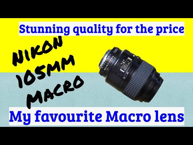 Nikon 105mm Macro - YouTube